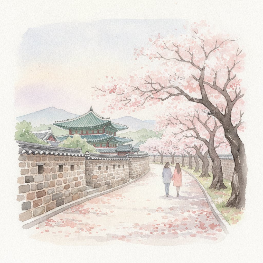 Deoksugung Stone Wall Road KDrama Spots from Goblin