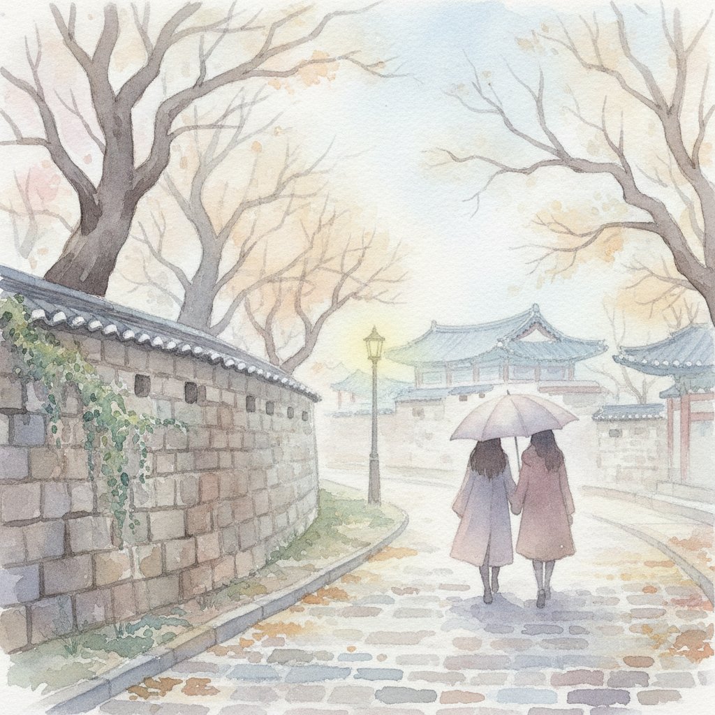 Deoksugung Stone Wall Road KDrama Spots from Goblin
