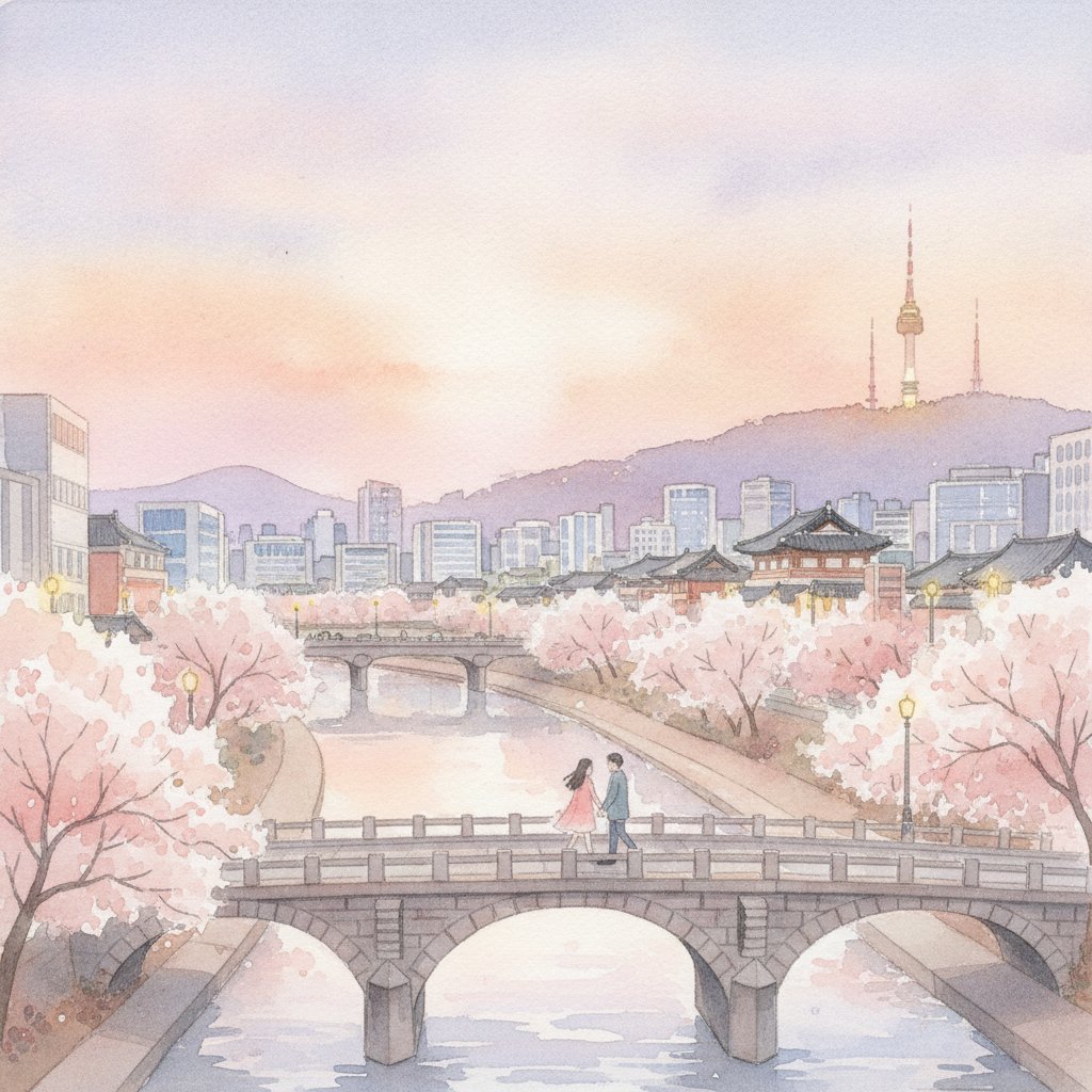 Romantic K-Drama Seoul Date Route: Queen of Tears