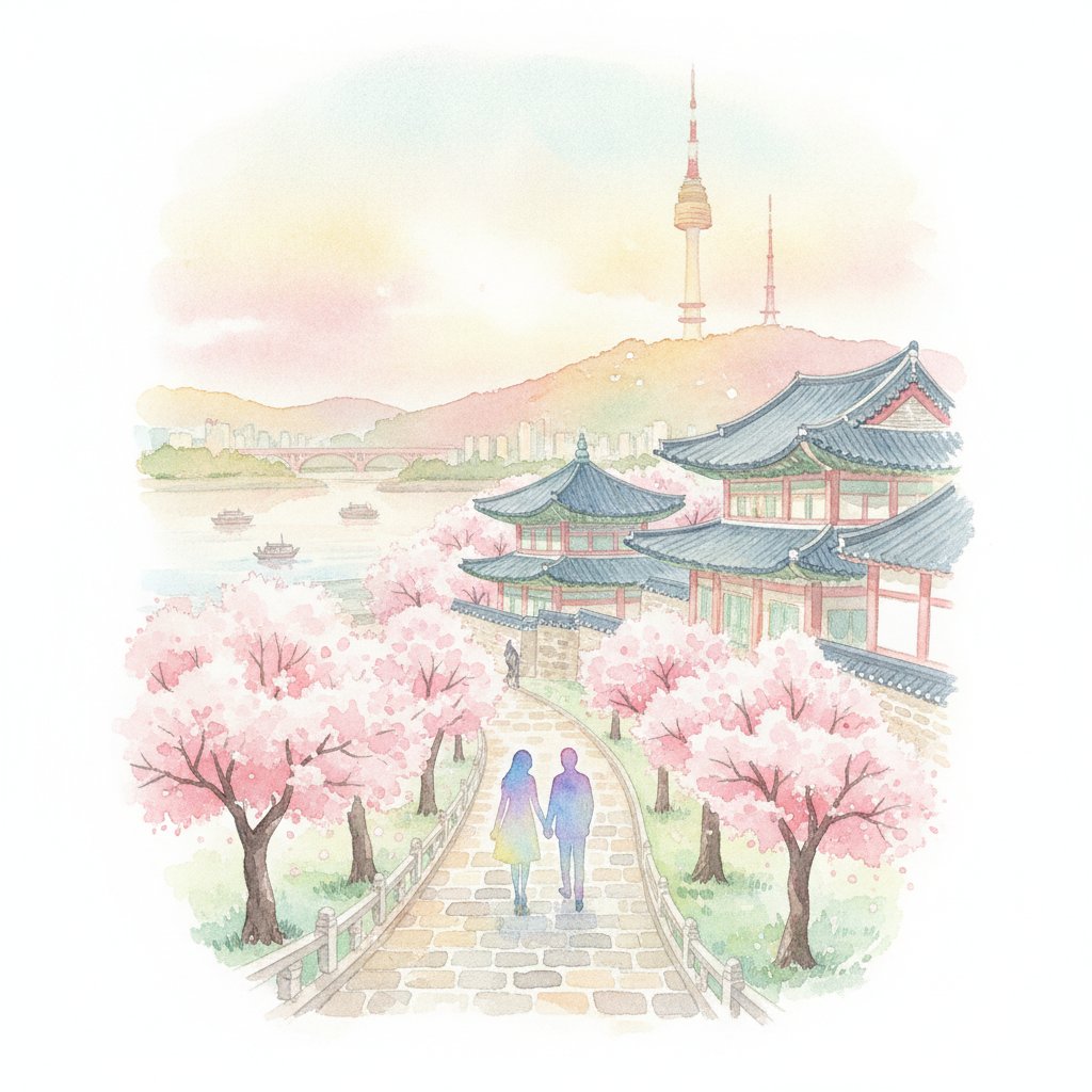 Romantic K-Drama Seoul Date Route: Queen of Tears