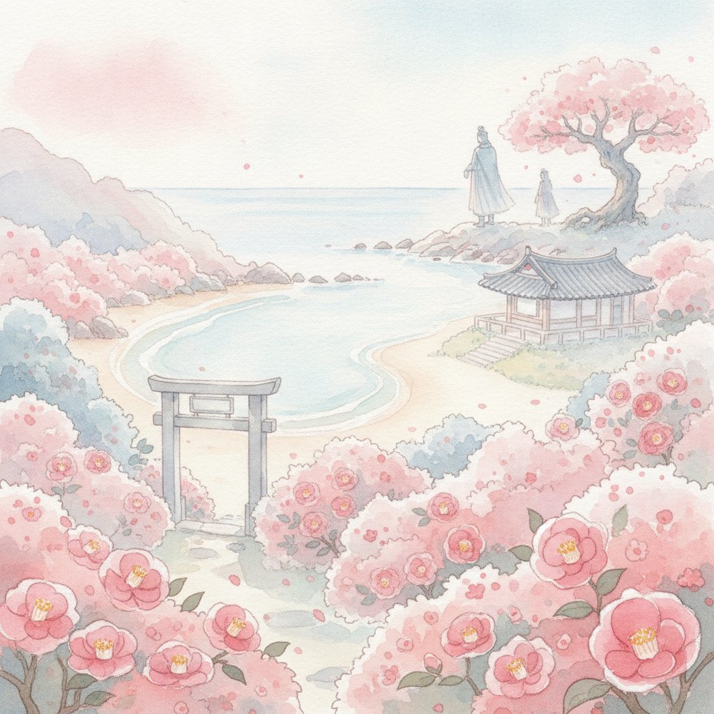 Taean Beach Drama Locations in Camellia Blooms and Goblin