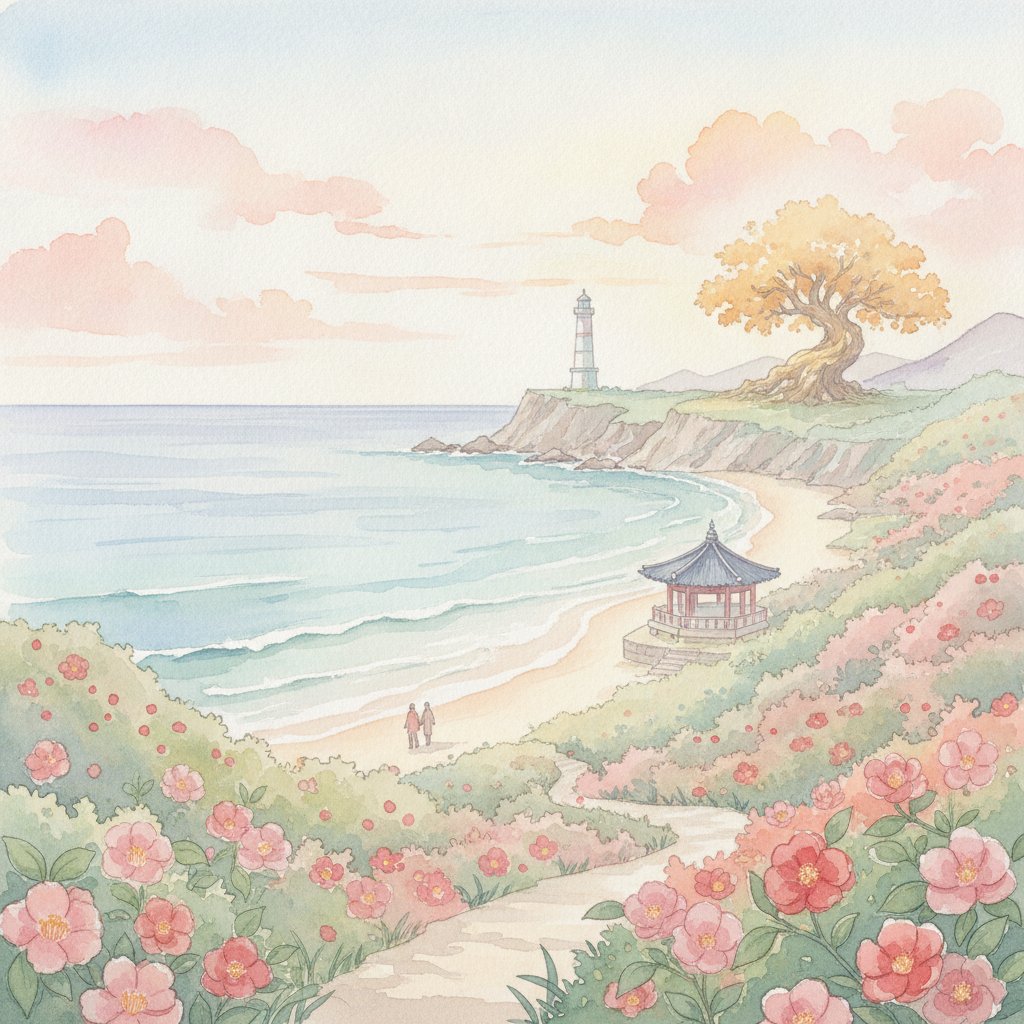 Taean Beach Drama Locations in Camellia Blooms and Goblin