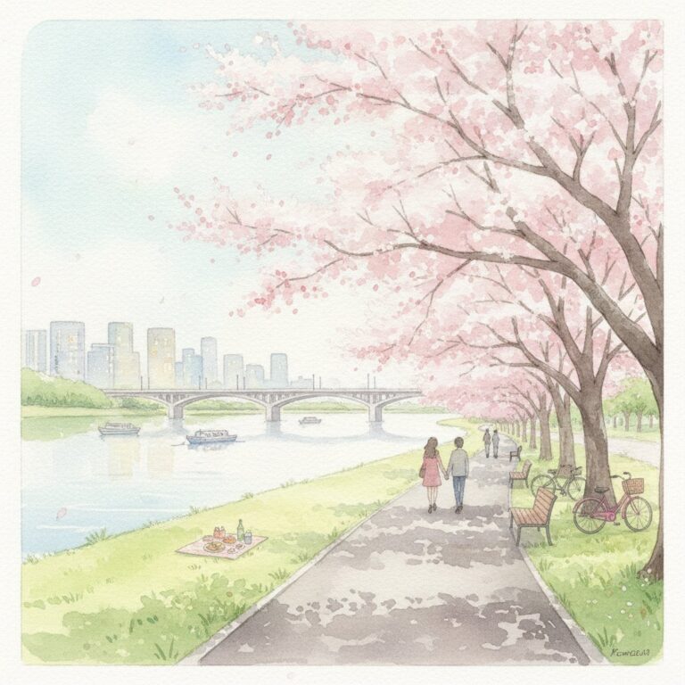 Yeouido Hangang Park K Drama Locations Walking Route