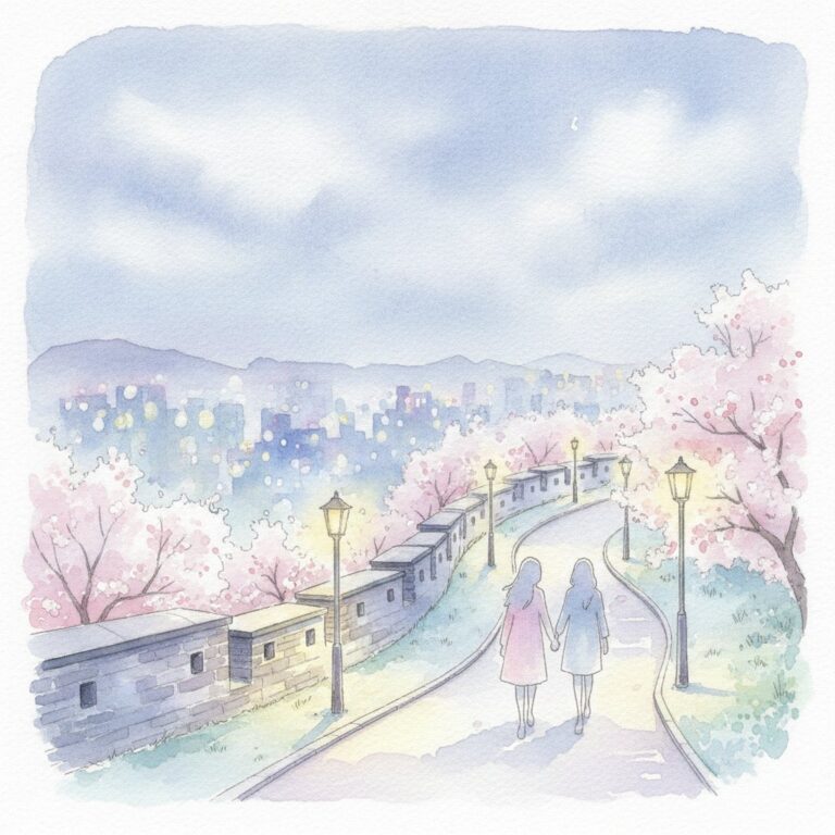 Naksan Park Night Walk: Real K-Drama Locations in Seoul